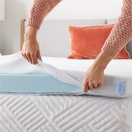 Linenspa 2 Inch Mattress Topper -Cover Twin XL �Cover Only