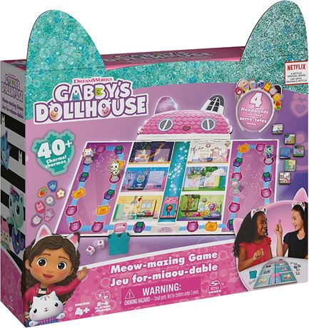 Gabbys Dollhouse, Meow-Mazing Board Game