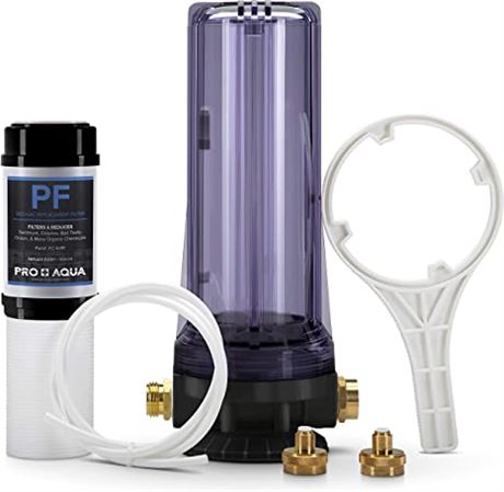 PRO+AQUA RV Water Filter and Portable Water Softener Regeneration Kit