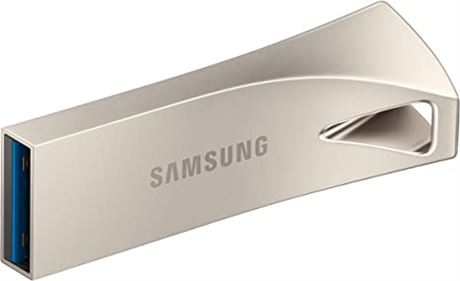 SAMSUNG BAR Plus 256GB, USB 3.1 Flash Drive Champagne Silver