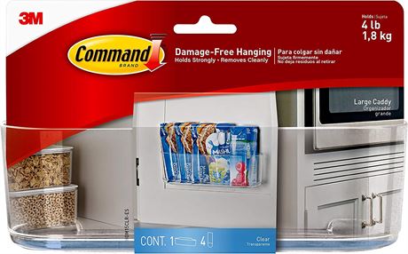 Command Large Caddy, Clear