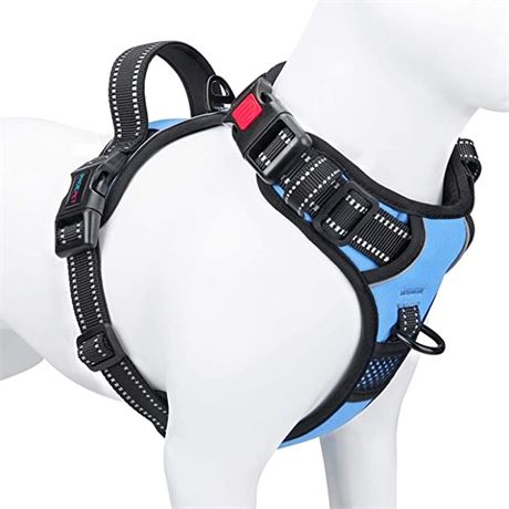 PHOEPET No Pull Dog Harness, Adjustable Vest