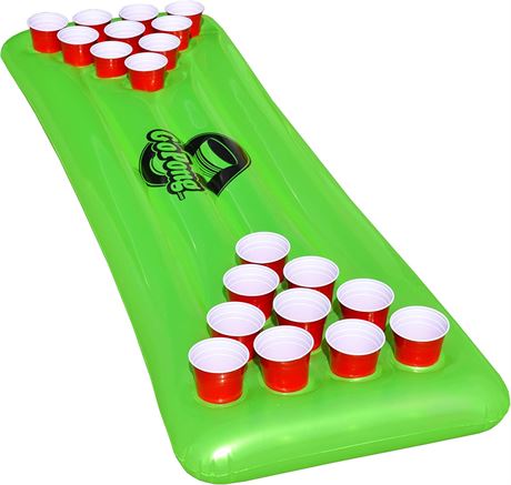 GoPong Pool Pong Table, Inflatable Floating Beer Pong Table