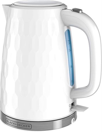 BLACK+DECKER Honeycomb Collection 1.7L Cordless Kettle