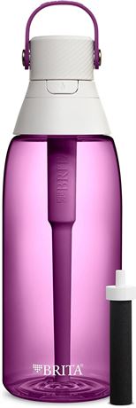 Brita Filtered Water Bottle with Straw - Purple - 36 oz