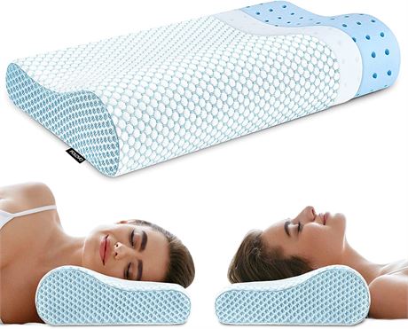 Memory Foam Pillow Orthopedic Pillow for Neck and Shoulder Pain