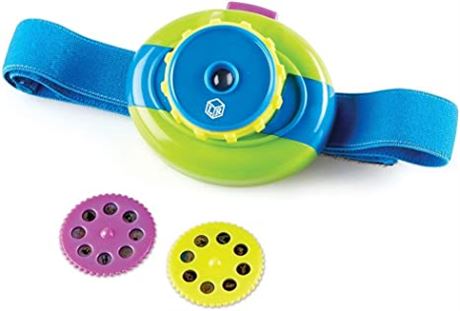 Learning Resources 2-in-1 Headlamp Projector, 4 Pieces, Ages 3+