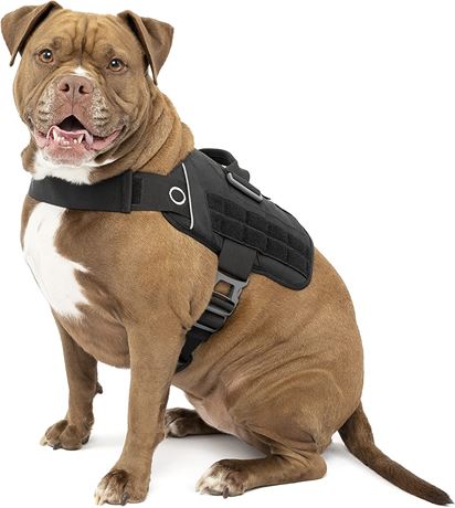 Kurgo MOLLE Clip Compatible Tactical Dog Harness -Medium