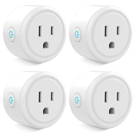 Mini Smart Plug, WiFi Outlet Socket Works with Alexa and Google Home