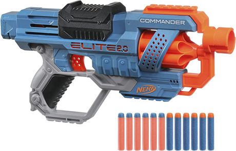 NERF Elite 2.0 Commander RD-6 Dart Blaster