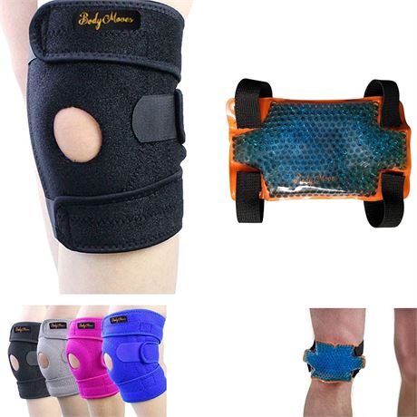 BodyMoves Kid's Knee Brace Plus Hot and Cold Ice Gel Pack