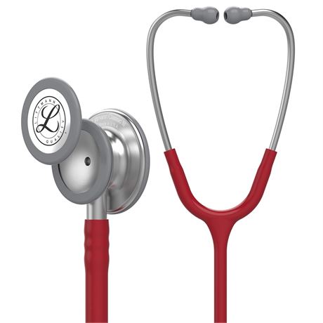 3M Littmann Classic III Monitoring Stethoscope, Burgundy