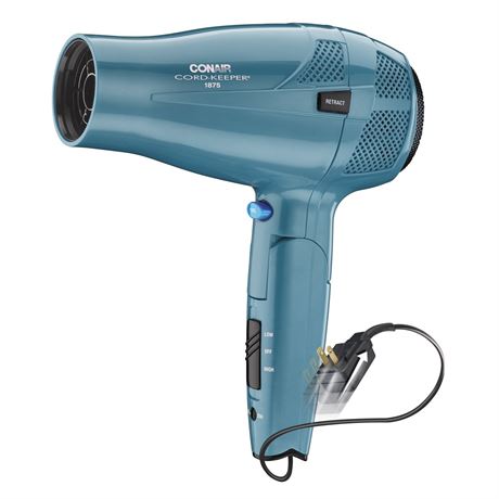 Conair Hair Dryer with Folding Handle and Retractable Cord