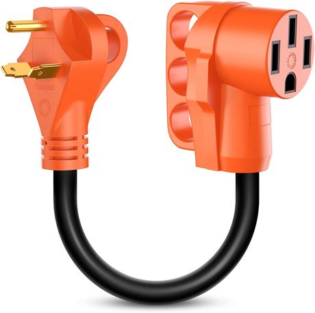 Nilight - 50032R 18 inch 30 Amp to 50 Amp RV Plug Adapter