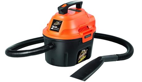 Armor All, AA255 , 2.5 Gallon 2 Peak HP Wet/Dry Utility Shop Vacuum