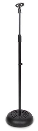 Pyle PMKS5 Compact Base Black Microphone Stand