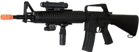 Well M16A3 Airsoft Rifle with LED Illuminator