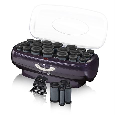 INFINITIPRO By Conair Instant Heat Ceramic Flocked Rollers, 20 Count