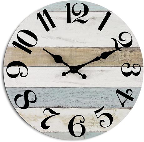 KECYET Wall Clock 10 Inch Silent Non-Ticking