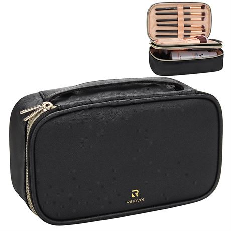 Relavel Travel Makeup Bag 2 Layer