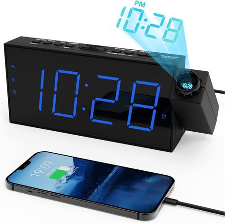 LED Digital Projection Alarm Clock