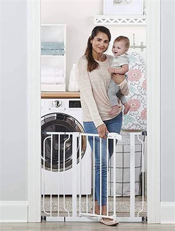 Regalo Easy Step 38.5-Inch Extra Wide Walk Thru Baby Gate