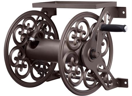 Liberty Garden 125 Decorative Wall-Mounted Hose Reel