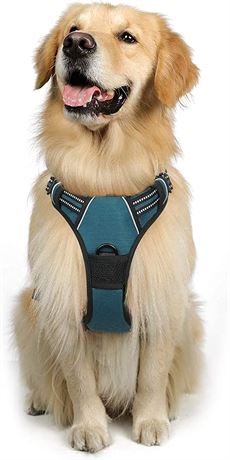 rabbitgoo Dog Harness - Blue Coral - XL