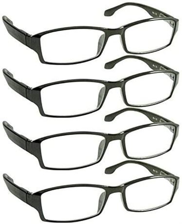 TruVision Readers Reading Glasses - 4 Pack