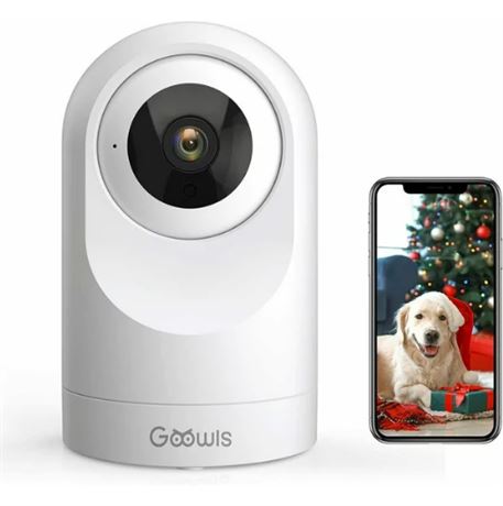 Goowls 1080P Indoor Security Camera White