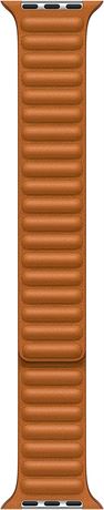 Apple Watch Band - Leather Link - (45mm) - Golden Brown - Small/Medium