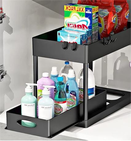 Under Sink Pull Out Drawer Storage