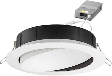 Lithonia Lighting WF6 ADJ LED M6 Adjustable Gimbal Wafer Downlight