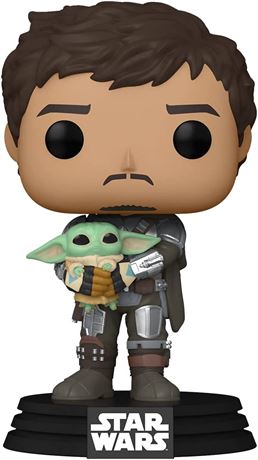 Funko Pop! Star Wars: The Mandalorian Holding The Child Vinyl Bobblehead