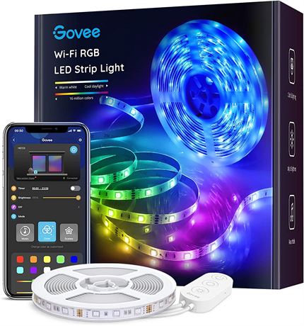 Govee Smart LED Strip Lights, 16.4ft WiFi