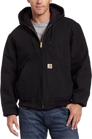 Carhartt Men's Loose Fit Firm Duck Insulated Flannel-Lined Active Jacket 4XL