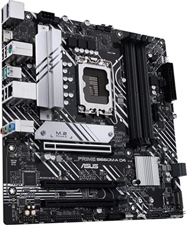 ASUS Prime B660M-A D4 LGA 1700(Intel 12th Gen) mATX Motherboard