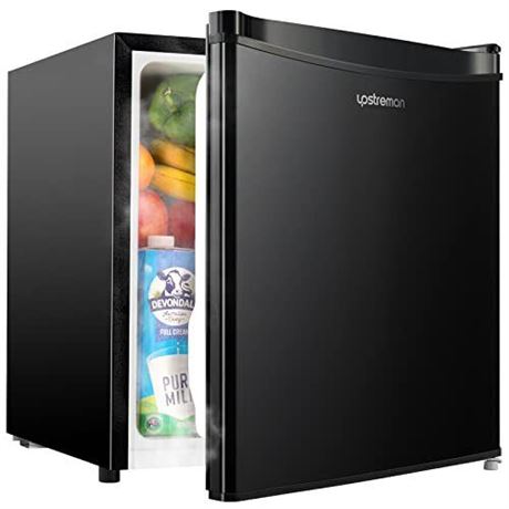 Upstreman 1.7 Cu.ft Mini Fridge with Freezer