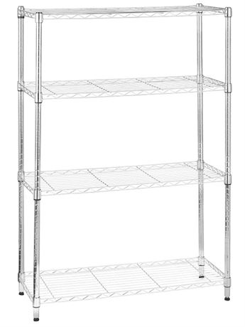 Amazon Basics 4-Shelf Adjustable, Heavy Duty Storage Shelving Unit