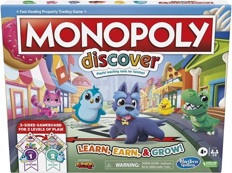 Monopoly Discover Board Game for Kids