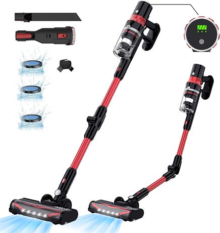 Micol Cordless Vacuum Cleaner MC-021 - Red/Black