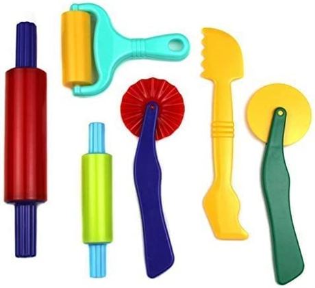 Clay and Dough Tools Six Piece Set - Ages 3 & Up