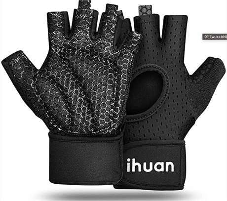 iHuan Sports Gloves, Black