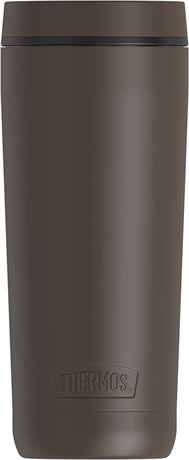 THERMOS ALTA SERIES Stainless Steel Tumbler 18 Ounce, Espresso Black