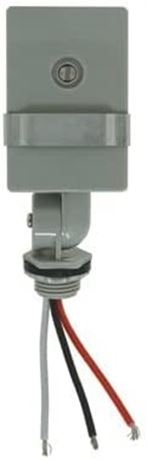 Woods 59411WD Outdoor Hardwired Stem and Swivel Light Control