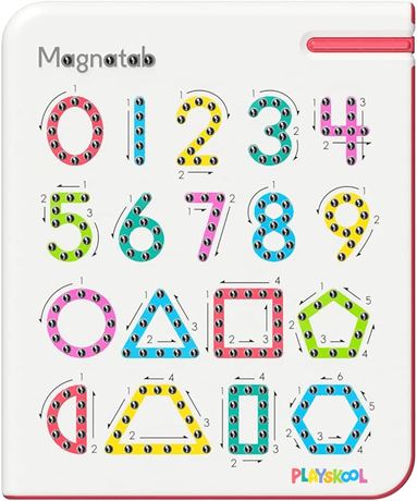 Magnatab Playskool Numbers and Shapes