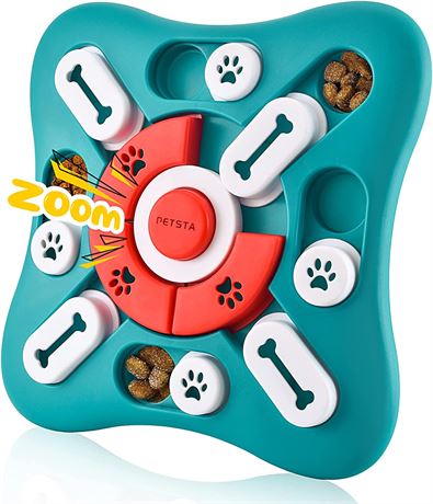 Dog Puzzle Toys Squeaky Treat Dispensing Enrichment Toy