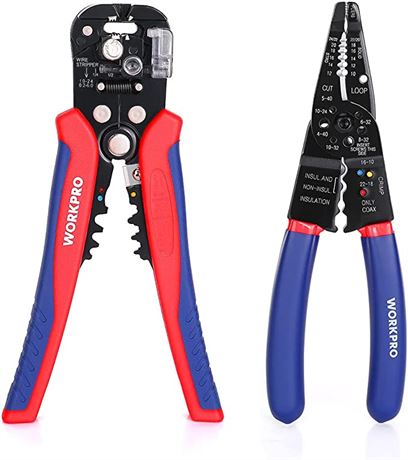 WORKPRO Wire Stripper Set, 8-Inch Multi-Tool