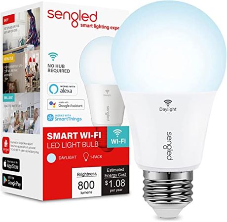 Sengled Smart Light Bulb, 800LM 60W Equivalent, 1 Pack