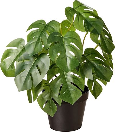 Amazon Basics Artificial Monstera Plant - 13"